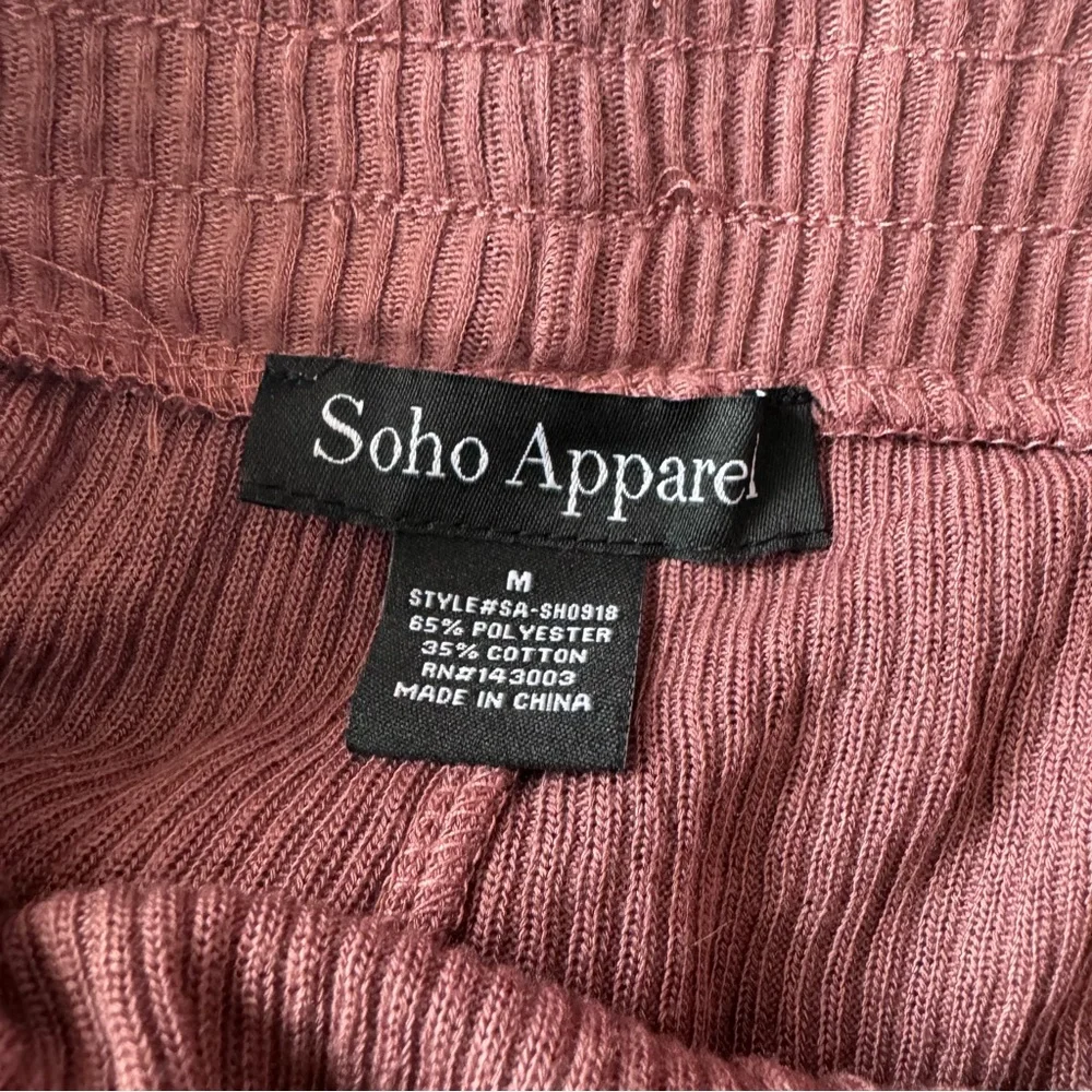 Soho Apparel Ribbed Lounge Bottoms Sz M - Picture 4 of 6